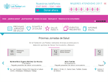 Tablet Screenshot of fundacionpasteur.org
